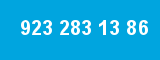 923 283 13 86 923 283 13 86